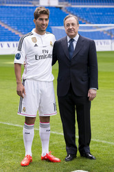 Präsentation von Lucas Silva als neuer Spieler von Real Madrid