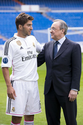 Präsentation von Lucas Silva als neuer Spieler von Real Madrid