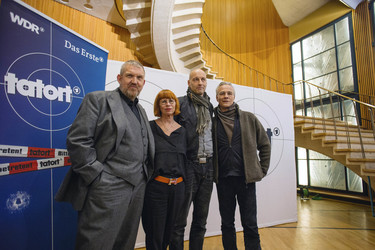 Klaus Behrendt und Dietmar Bär mit Sonja Goslicki und Andreas Kleinert