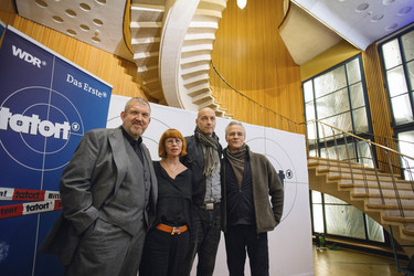 Klaus Behrendt und Dietmar Bär mit Sonja Goslicki und Andreas Kleinert