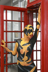 Body Painting zur Opel-Präsentation, Salzkotten