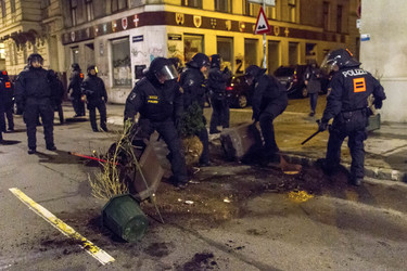Proteste gegen Akademikerball, Wien