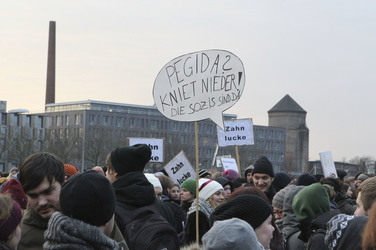 Demonstration gegen den 3. Bundesparteitag der AfD, Bremen