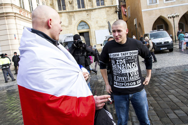Demonstration gegen Islamisierung, Prag