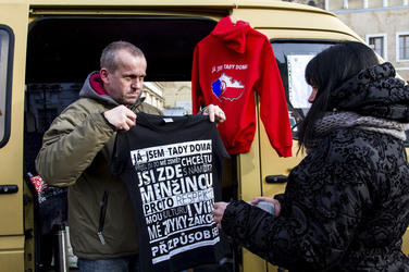 Demonstration gegen Islamisierung, Prag