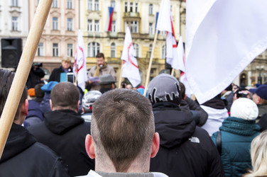 Demonstration gegen Islamisierung, Prag