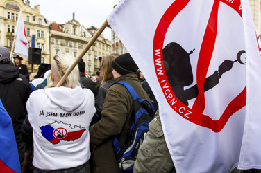 Demonstration gegen Islamisierung, Prag
