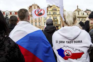 Demonstration gegen Islamisierung, Prag