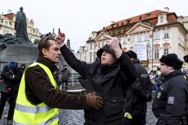 Demonstration gegen Islamisierung, Prag