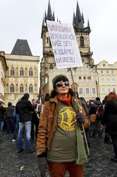 Demonstration gegen Islamisierung, Prag