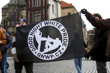 Gegendemo zur Demonstration gegen Islamisierung, Prag