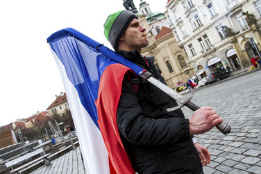 Demonstration gegen Islamisierung, Prag