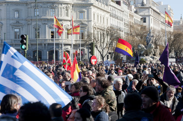 Podemos Demonstration, Madrid