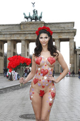 Micaela Schäfer zum Valentinstag, Berlin
