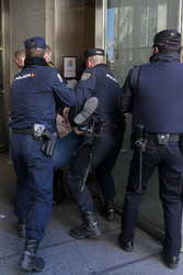 Femen Demo gegen Polizeistaatgesetz, Madrid