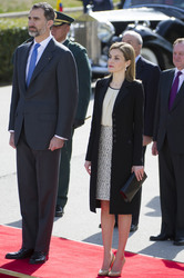 Präsident Juan Manuel Santos auf Staatsbesuch in Madrid