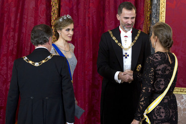 Gala Dinner  für Präsident Santos, Madrid