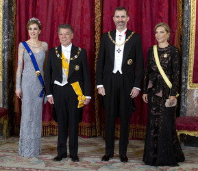Gala Dinner  für Präsident Santos, Madrid