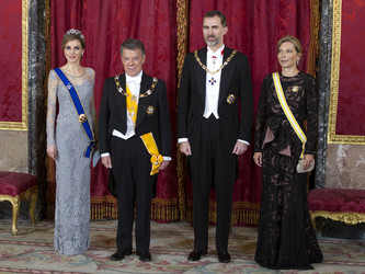 Gala Dinner  für Präsident Santos, Madrid