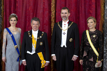 Gala Dinner  für Präsident Santos, Madrid