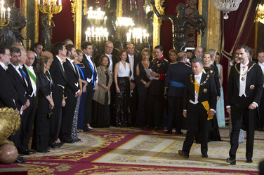 Gala Dinner  für Präsident Santos, Madrid
