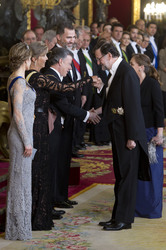 Gala Dinner  für Präsident Santos, Madrid