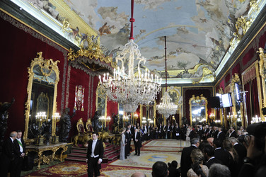 Gala Dinner  für Präsident Santos, Madrid