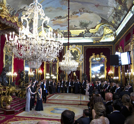 Gala Dinner  für Präsident Santos, Madrid