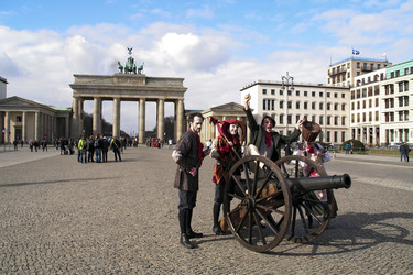 'Es lebe die Revolution' Fototermin, Berlin