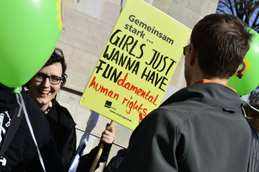 Weltfrauentag Demo, Berlin