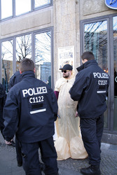 Provokation beim Frauenkampftag 2015, Berlin