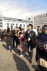 Kazaguruma-Demo zum 4. Jahrestag von Fukushima, Berlin