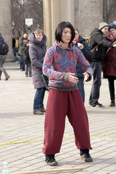 Kazaguruma-Demo zum 4. Jahrestag von Fukushima, Berlin