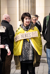Kazaguruma-Demo zum 4. Jahrestag von Fukushima, Berlin