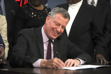 Bill de Blasio, New York