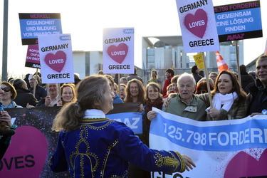 Solidariätsdemo für Griechenland, Berlin