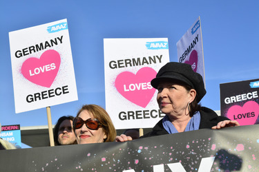 Solidariätsdemo für Griechenland, Berlin