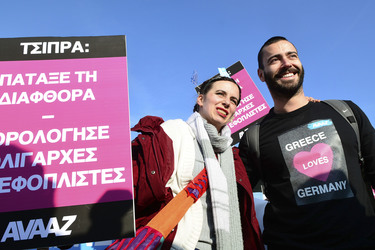 Solidariätsdemo für Griechenland, Berlin