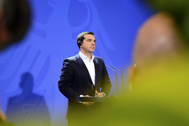 Alexis Tsipras besucht Berlin