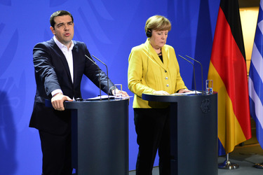 Alexis Tsipras besucht Berlin
