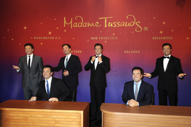 Jim Fallon bei Madame Tussauds, New York