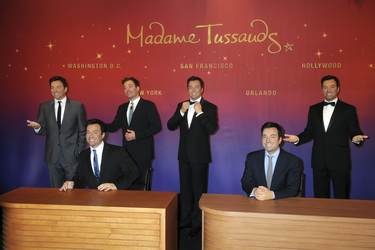 Jim Fallon bei Madame Tussauds, New York