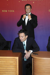 Jim Fallon bei Madame Tussauds, New York