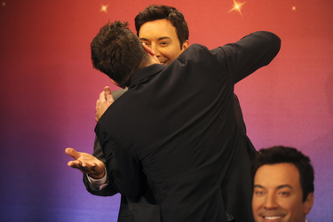 Jim Fallon bei Madame Tussauds, New York