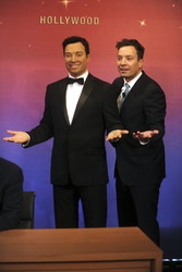 Jim Fallon bei Madame Tussauds, New York