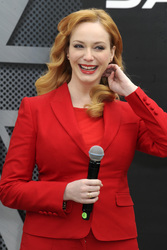 Jaguar 2016 XF Sedan Enthüllung mit Christina Hendricks, New York