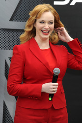 Jaguar 2016 XF Sedan Enthüllung mit Christina Hendricks, New York