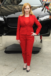 Jaguar 2016 XF Sedan Enthüllung mit Christina Hendricks, New York