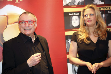 Prof. Rudi John & Barbara Schöneberger, der Erfinder und die Moderatorin der Romy-Gala