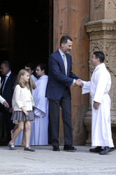 Ostermesse mit der spanischen Königsfamilie, Palma de Mallorca